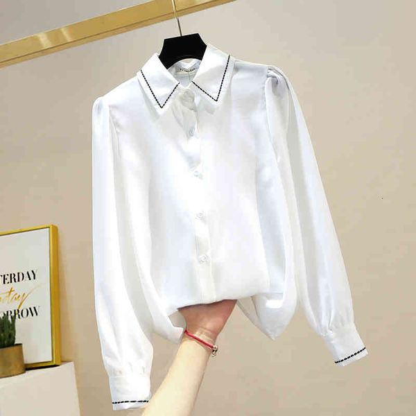 shirt elegant fashion white long sleeve women spring mujer turn-down collar up shirts blouses
shirt elegant fashion white long sleeve women spring mujer turn-down collar up shirts blouses