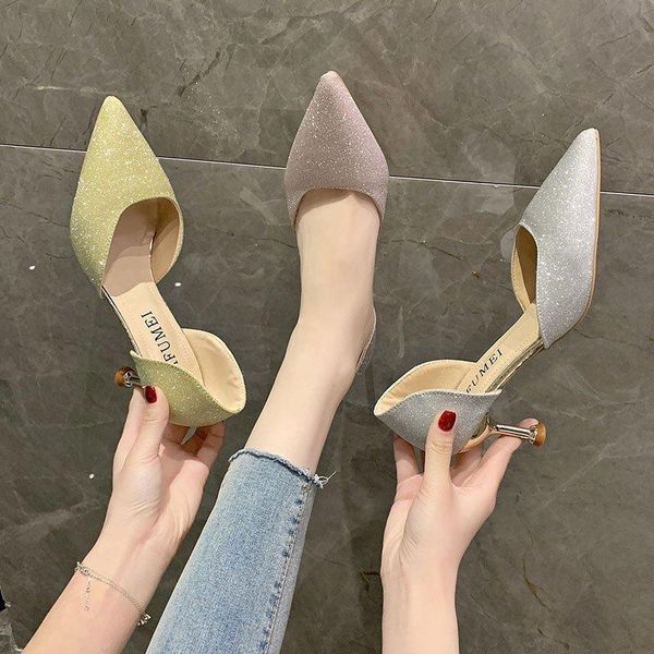 summer fashion simple ladies high heels temperament pointed toe stilettos solid color casual sandals ., Black
summer fashion simple ladies high heels temperament pointed toe stilettos solid color casual sandals ., Black
