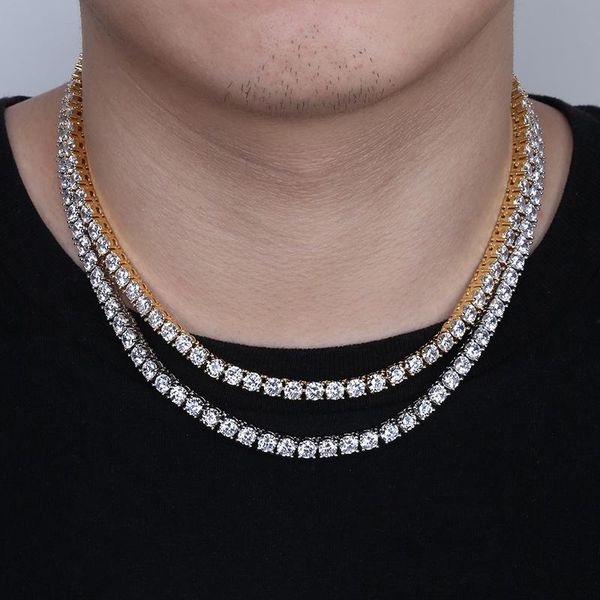 52021mm iced out bling zircon 1 row tennis chain necklace men hip hop jewelry drop chains, Silver
52021mm iced out bling zircon 1 row tennis chain necklace men hip hop jewelry drop chains, Silver
