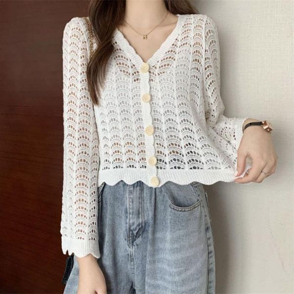 hollow out sunscreen cardigan female 2021 summer loose long sleeve v-neck knit shawl women thin section jacket aq698 women's swimwear, White;black
hollow out sunscreen cardigan female 2021 summer loose long sleeve v-neck knit shawl women thin section jacket aq698 women's swimwear, White;black