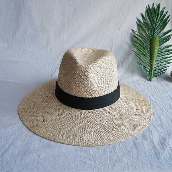 wide brim hats 202106-shi summer handmade natural treasure grass solid classic holiday po lady fedoras cap men women panama jazz hat, Blue;gray
wide brim hats 202106-shi summer handmade natural treasure grass solid classic holiday po lady fedoras cap men women panama jazz hat, Blue;gray