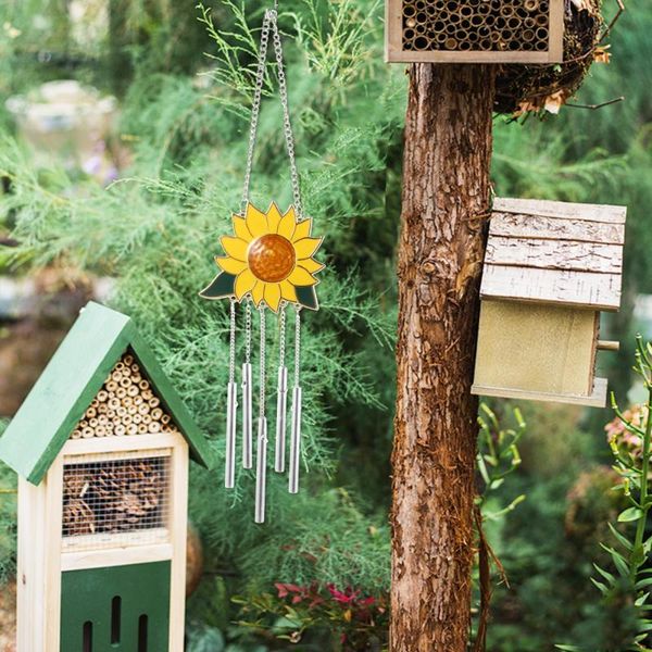 decorative objects & figurines 1pc household chime decoration alloy sunflower wind chimes decor with chain
decorative objects & figurines 1pc household chime decoration alloy sunflower wind chimes decor with chain