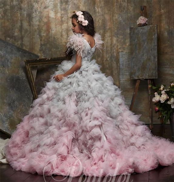 girl's dresses luxury feather ball gown flower girl for wedding beaded appliqued toddler pageant gowns kids prom custom made, Red;yellow
girl's dresses luxury feather ball gown flower girl for wedding beaded appliqued toddler pageant gowns kids prom custom made, Red;yellow