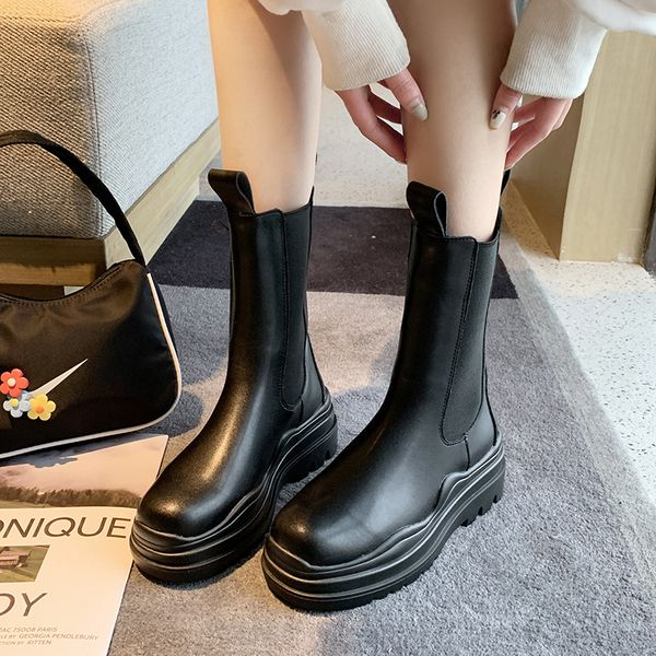 martin boots women's 2021 korean autumn and winter high heeled single for women to wear the thick soled cool of chelsea, Black
martin boots women's 2021 korean autumn and winter high heeled single for women to wear the thick soled cool of chelsea, Black