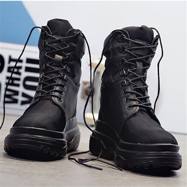 boots britishyle simple trendy short women retro casual all-match motorcycle leather thick bottom increase ladies shoes, Black
boots britishyle simple trendy short women retro casual all-match motorcycle leather thick bottom increase ladies shoes, Black