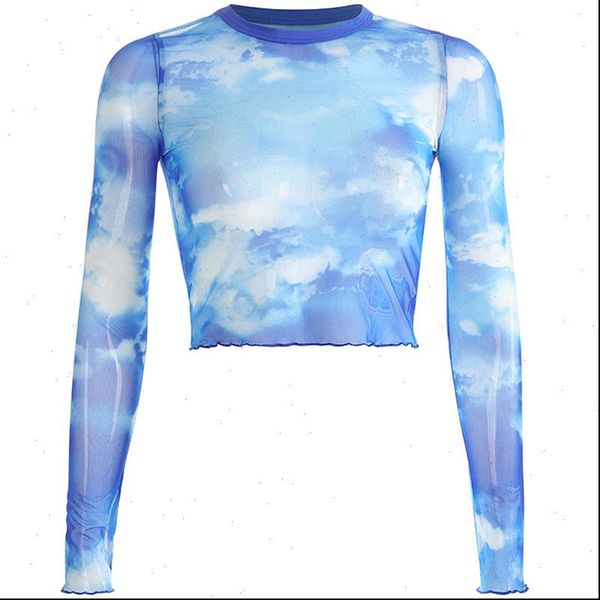 women o t shirts neck cropped blue sky white clouds printed streetwear shirt tee femme mesh long sleeve tshirt
women o t shirts neck cropped blue sky white clouds printed streetwear shirt tee femme mesh long sleeve tshirt