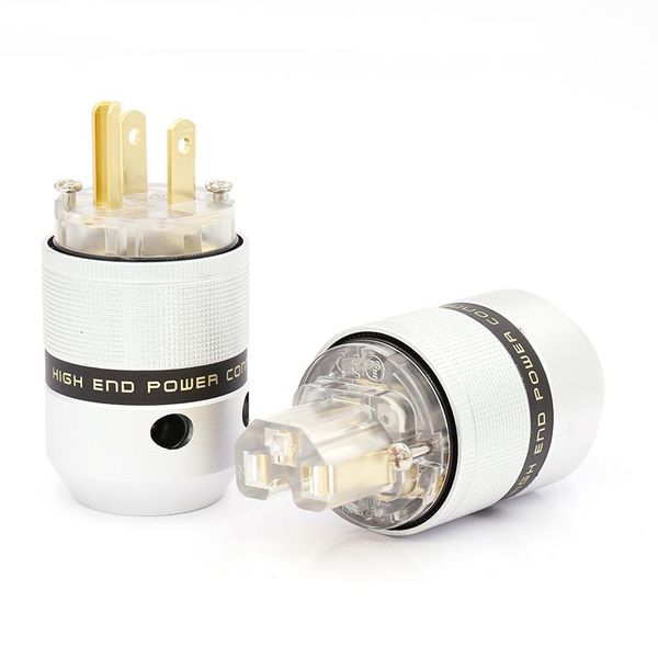 smart power plugs aluminum 24k gold plated schuko connector iec female plug for audio cable 10mm - 21mm
smart power plugs aluminum 24k gold plated schuko connector iec female plug for audio cable 10mm - 21mm