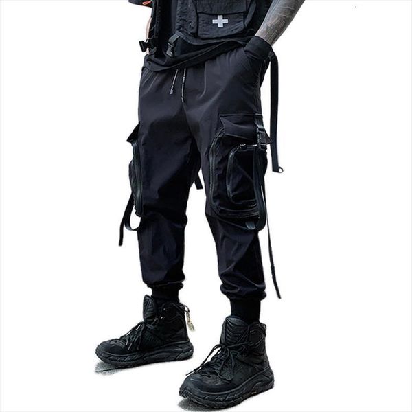 zipper big pockets ribbons women pant hip hop harem ripped sweatpants joggers trousers male fashion punk full length pencil pants, Black
zipper big pockets ribbons women pant hip hop harem ripped sweatpants joggers trousers male fashion punk full length pencil pants, Black