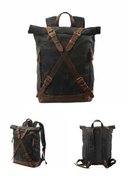 backpack ,leisure student backpack,vintage oil wax canvas schoolbag.durable travel bag,leather backpack.classic trend bag.
backpack ,leisure student backpack,vintage oil wax canvas schoolbag.durable travel bag,leather backpack.classic trend bag.