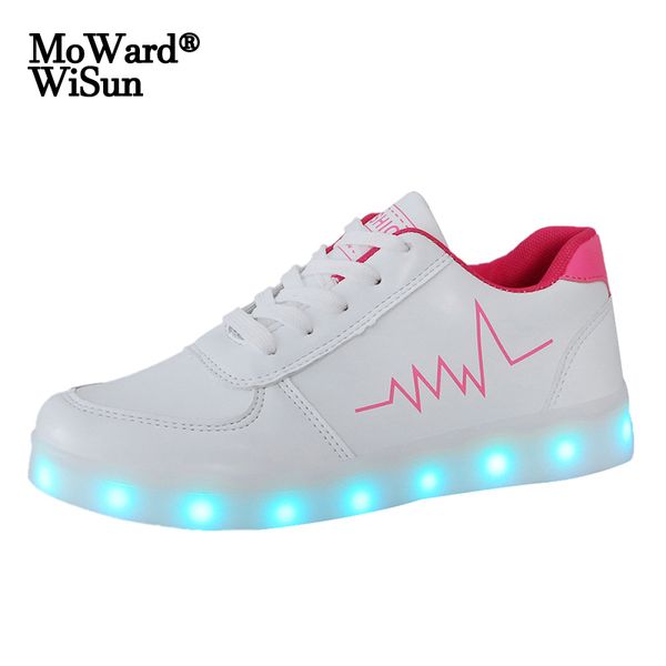 size 30-41 glowing sneakers for children boys girls luminous shoes with light up sole kids lighted led slippers with usb charged, Black;red
size 30-41 glowing sneakers for children boys girls luminous shoes with light up sole kids lighted led slippers with usb charged, Black;red