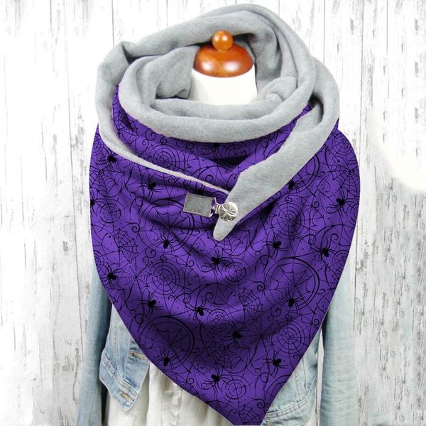 scarves 2021 fashion winter scarf for women halloween print button soft wrap casual warm shawls foulard femme neck bandana, Blue;gray
scarves 2021 fashion winter scarf for women halloween print button soft wrap casual warm shawls foulard femme neck bandana, Blue;gray