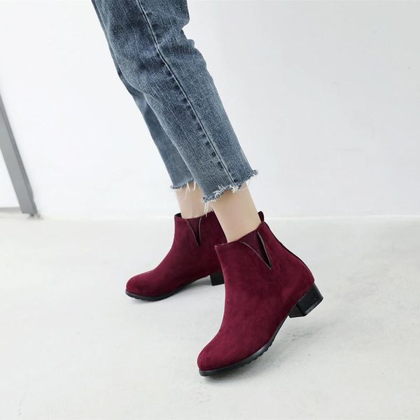 boots autumn 2021 women british style all round head large size 40-44 thick heel short, Black
boots autumn 2021 women british style all round head large size 40-44 thick heel short, Black