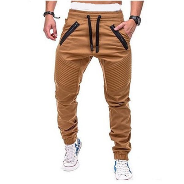 mens joggers pants fashion trend autumn men leisure cotton joggers designer casual sweatpants workout slim fit trousers, Black 
mens joggers pants fashion trend autumn men leisure cotton joggers designer casual sweatpants workout slim fit trousers, Black
