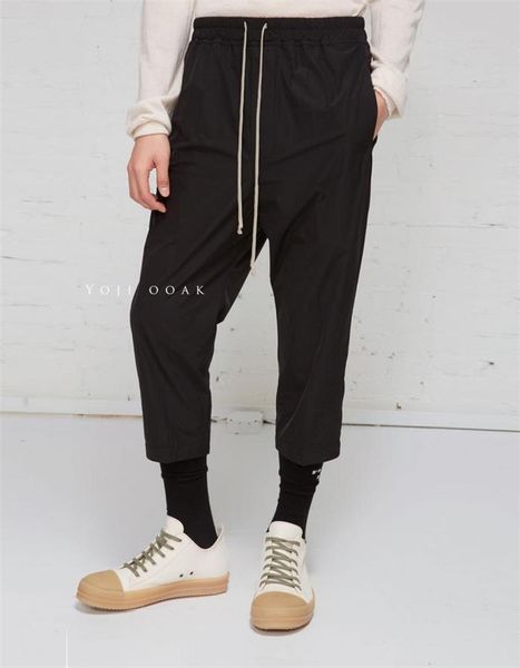 men's pants casual loose large drawstring tapered summer ultra thin elastic capris fashion trend teenagers, Black
men's pants casual loose large drawstring tapered summer ultra thin elastic capris fashion trend teenagers, Black