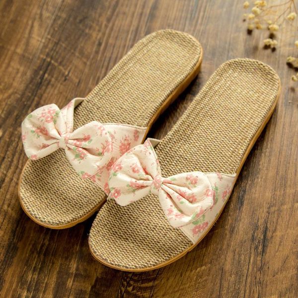cute women slippers bow knot flat non slip summer slides soft fashion house indoor beach linen shoes vt1421, Black
cute women slippers bow knot flat non slip summer slides soft fashion house indoor beach linen shoes vt1421, Black