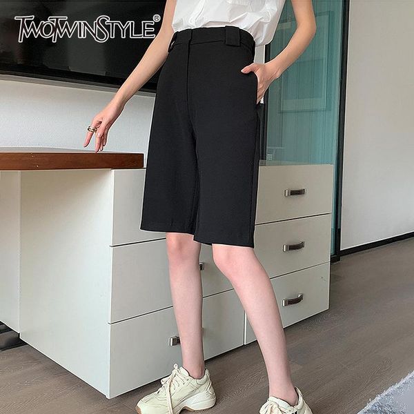 casual loose women shorts high waist midi straight street style short pants for female fashion clothing 2021 tide women's, White;black
casual loose women shorts high waist midi straight street style short pants for female fashion clothing 2021 tide women's, White;black