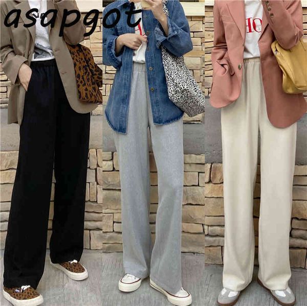 solid high waist cotton black sweatpants wide leg pant loose autumn wild casual grey straight pantalones de mujer pants & capris 210429, Black;white
solid high waist cotton black sweatpants wide leg pant loose autumn wild casual grey straight pantalones de mujer pants & capris 210429, Black;white