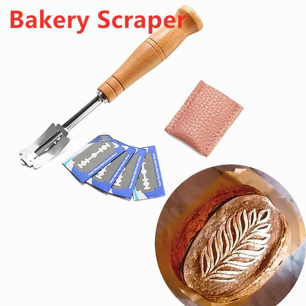 baking & pastry tools 1pc kitchen bakery scraper bread knife/slicer/cutter dough breads scoring lame with blades and cover tool
baking & pastry tools 1pc kitchen bakery scraper bread knife/slicer/cutter dough breads scoring lame with blades and cover tool