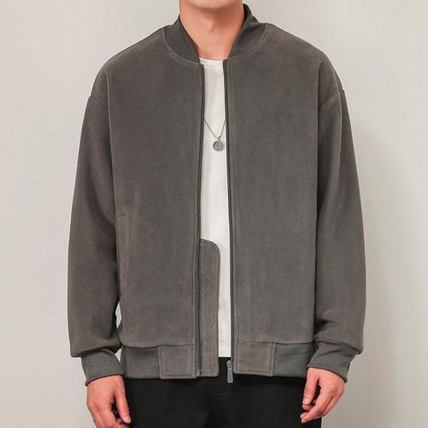 men's jackets men baseball jacket male casual autumn winter 2021 polar fleece bomber coat fashion casaco masculino, Black;brown
men's jackets men baseball jacket male casual autumn winter 2021 polar fleece bomber coat fashion casaco masculino, Black;brown