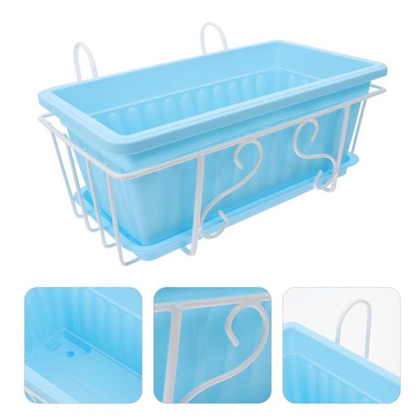 planters & pots 1 set rectangular gardening pot tray flowerpot rack hanging for home
planters & pots 1 set rectangular gardening pot tray flowerpot rack hanging for home