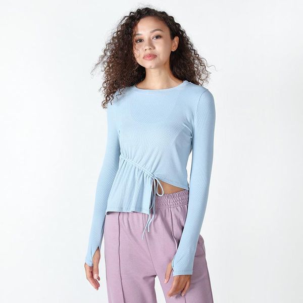 yoga outfit antibom shirts women's long sleeve drawstring sports t-shirt running breathable fitness crop quick dry
yoga outfit antibom shirts women's long sleeve drawstring sports t-shirt running breathable fitness crop quick dry