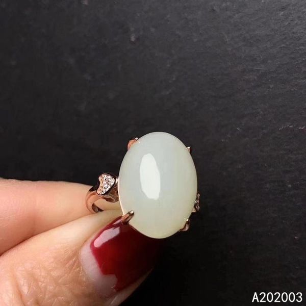 cluster rings kjjeaxcmy fine jewelry 925 sterling silver inlaid natural white jade female ring luxury support detection, Golden;silver
cluster rings kjjeaxcmy fine jewelry 925 sterling silver inlaid natural white jade female ring luxury support detection, Golden;silver