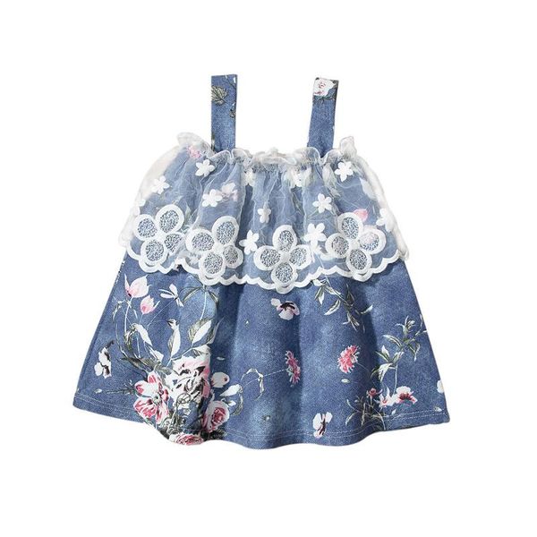 girl's dresses lovely kids summer sweet dress, girls lace trim flower print sleeveless slip dress for summer, denim blue, 3-24 months, Red;yellow
girl's dresses lovely kids summer sweet dress, girls lace trim flower print sleeveless slip dress for summer, denim blue, 3-24 months, Red;yellow