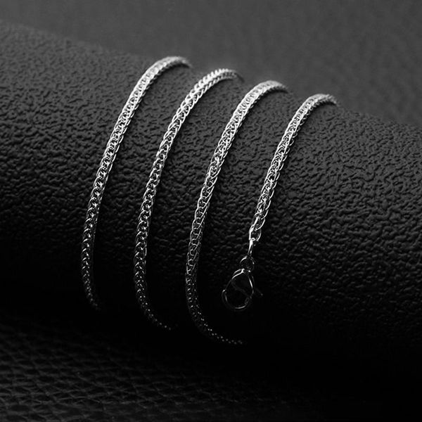 korean style 2mm chopin chain necklaces for women steampunk jewelry wholesale stainless steel choker collars gothic accessories chains, Silver
korean style 2mm chopin chain necklaces for women steampunk jewelry wholesale stainless steel choker collars gothic accessories chains, Silver
