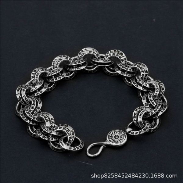 ch croquetai sier double ring bracelet fashion personality punk hip hop men's and women's hand accessories, Golden;silver
ch croquetai sier double ring bracelet fashion personality punk hip hop men's and women's hand accessories, Golden;silver