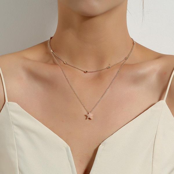 pendant necklaces vintage multilayer choker star chain necklace for women girl gold color collar wedding party fashion jewelry gift, Silver
pendant necklaces vintage multilayer choker star chain necklace for women girl gold color collar wedding party fashion jewelry gift, Silver