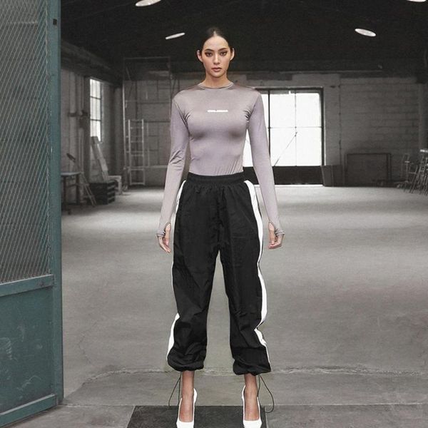 fashion surper cool streetwear women's trendy hip-hop street dance reflective stitching loose legged pants trousers & capris, Black;white
fashion surper cool streetwear women's trendy hip-hop street dance reflective stitching loose legged pants trousers & capris, Black;white