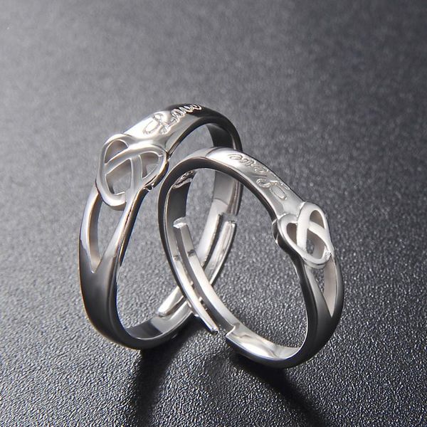 japan and south korea open 925 pure silver couple ring men women a pair of adjustable jewelry. cluster rings, Golden;silver
japan and south korea open 925 pure silver couple ring men women a pair of adjustable jewelry. cluster rings, Golden;silver
