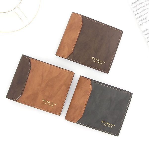 wallets men's wallet money bag solid color leather business short vintage male purse coin bill card men, Red;black
wallets men's wallet money bag solid color leather business short vintage male purse coin bill card men, Red;black