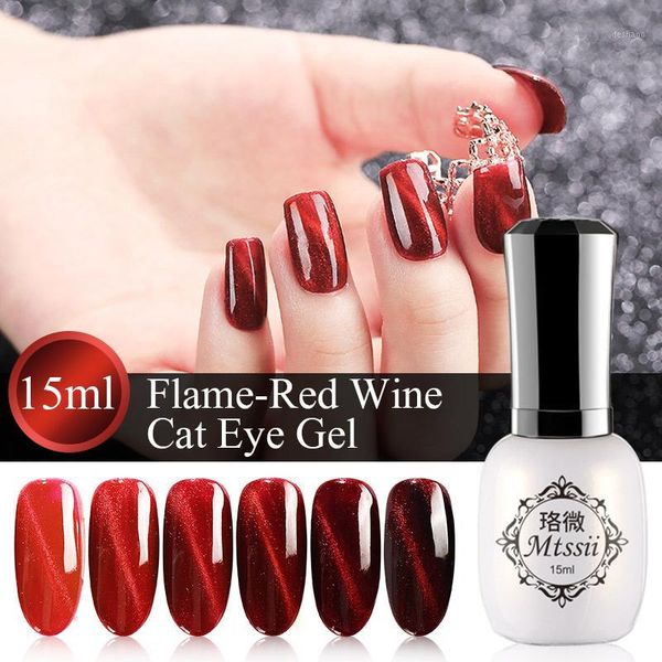 mtssii 15ml wine red cat eye varnish soak off nail gel lacquer magnetic art polish uv led 3d eyes polish1, Red;pink
mtssii 15ml wine red cat eye varnish soak off nail gel lacquer magnetic art polish uv led 3d eyes polish1, Red;pink