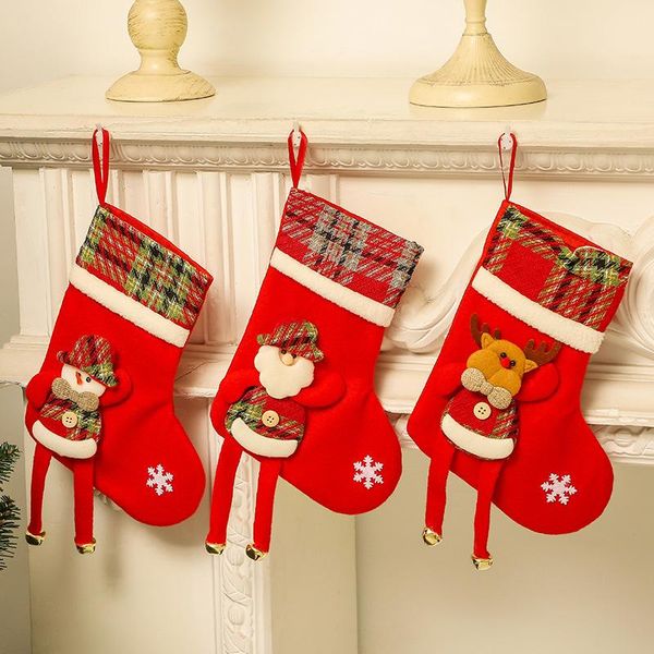christmas decorations 1 pcs stockings socks with snowman santa elk bear printing xmas candy gift bag fireplace tree decoration year
christmas decorations 1 pcs stockings socks with snowman santa elk bear printing xmas candy gift bag fireplace tree decoration year