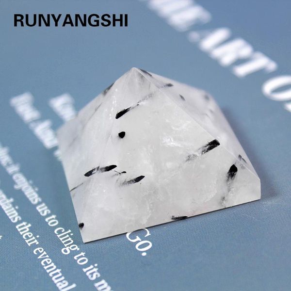 decorative objects & figurines runyangshi 3-5cm 1pc natural black hair quartz crystal polished pyramid specimen healing tourmaline ornament 
decorative objects & figurines runyangshi 3-5cm 1pc natural black hair quartz crystal polished pyramid specimen healing tourmaline ornament