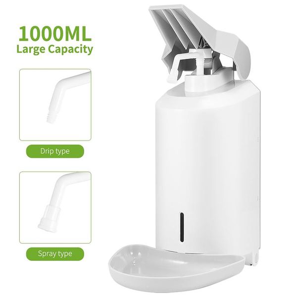 liquid soap dispenser hand disinfection machine wall-mounted sensor mist spray sanitizer 1000ml
liquid soap dispenser hand disinfection machine wall-mounted sensor mist spray sanitizer 1000ml
