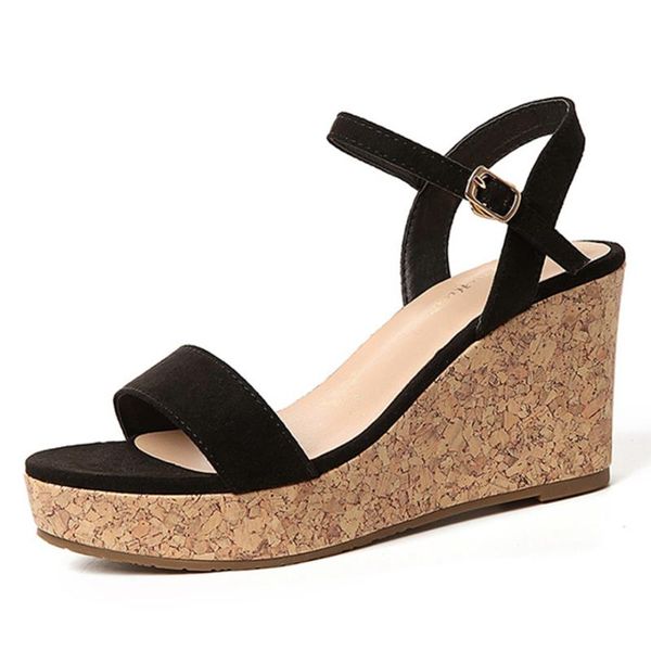 dress shoes gladiator wedges sandals 2021 summer women's flock fashion buckle open toe high heels platform for women, Black
dress shoes gladiator wedges sandals 2021 summer women's flock fashion buckle open toe high heels platform for women, Black