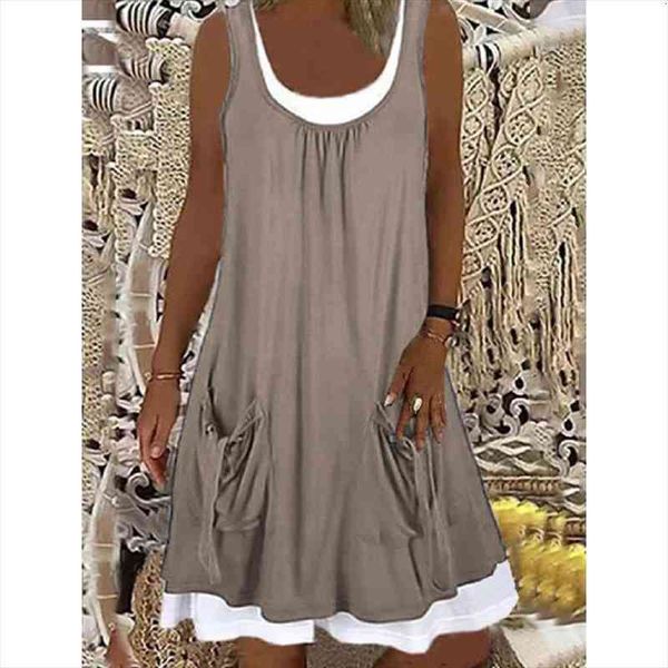 plus size two piece set women sleeveless pockets dress summer solid bohemian tank dresses female loose beach dress s-5xl, Black;gray
plus size two piece set women sleeveless pockets dress summer solid bohemian tank dresses female loose beach dress s-5xl, Black;gray