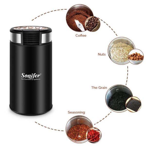 mini electric coffee grinder maker beans grain spices mill herbs nuts cafe 220v sonifer grinders
mini electric coffee grinder maker beans grain spices mill herbs nuts cafe 220v sonifer grinders