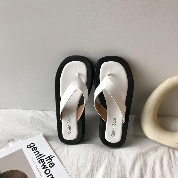 the summer 2021 versatile platform flip-flops with clip-on sandals women shoes slippers, Black
the summer 2021 versatile platform flip-flops with clip-on sandals women shoes slippers, Black