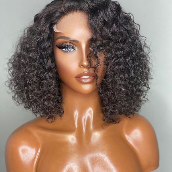 indian deep curly lace front wig human hair wigs for black women wave hd glueless closure prelucked hairline 150%denstiy, Black;brown
indian deep curly lace front wig human hair wigs for black women wave hd glueless closure prelucked hairline 150%denstiy, Black;brown
