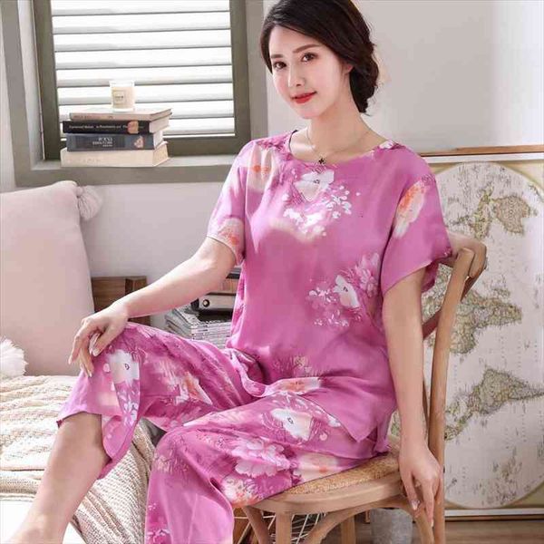2pc women cotton pajamas set summer thin floral short sleeve loose sleepwear casual homewear female pyjamas wholesale, Black;red
2pc women cotton pajamas set summer thin floral short sleeve loose sleepwear casual homewear female pyjamas wholesale, Black;red