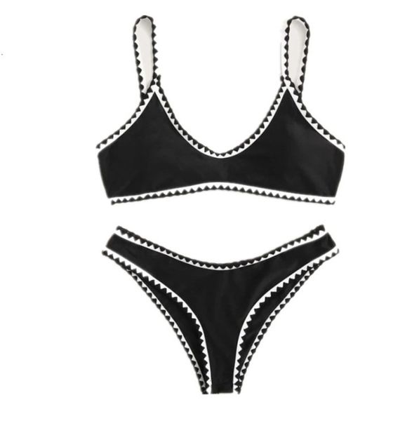 women's swimwear split swimsuit contrast color bandage high waist bikini fashion design black yellow red s-xl o960, White;black
women's swimwear split swimsuit contrast color bandage high waist bikini fashion design black yellow red s-xl o960, White;black