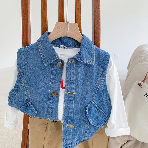 waistcoat children's jeans vest korean boy cartoon in autumn 2021 outerwear 2-9, Camo
waistcoat children's jeans vest korean boy cartoon in autumn 2021 outerwear 2-9, Camo
