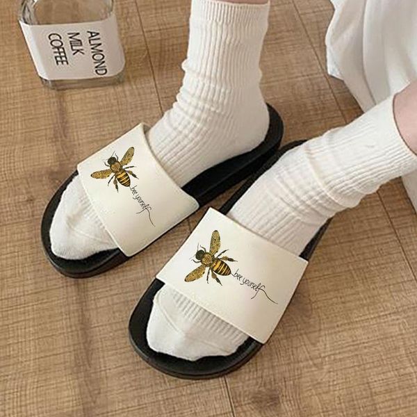 shoes for women 2021 cute bee sweet floral slippers female summer vacation sandals indoor bedroom flip flops, Black
shoes for women 2021 cute bee sweet floral slippers female summer vacation sandals indoor bedroom flip flops, Black