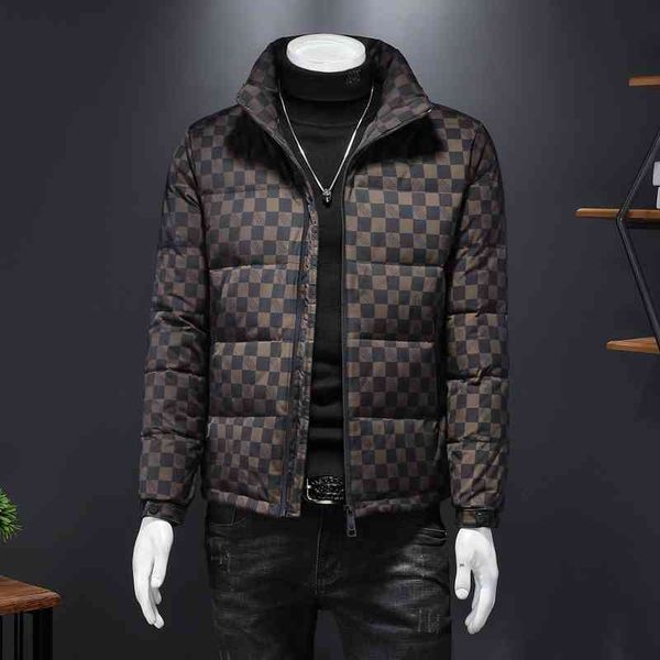 men's plaid down high neck et, busins casual warm clothing, fashion trend, winter, 2020, Black
men's plaid down high neck et, busins casual warm clothing, fashion trend, winter, 2020, Black