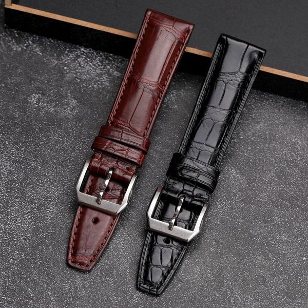 watch bands handmade american crocodile leather watchband 20 21 22mm men's bracelet compatible for mark 16 17 18 black brown
watch bands handmade american crocodile leather watchband 20 21 22mm men's bracelet compatible for mark 16 17 18 black brown