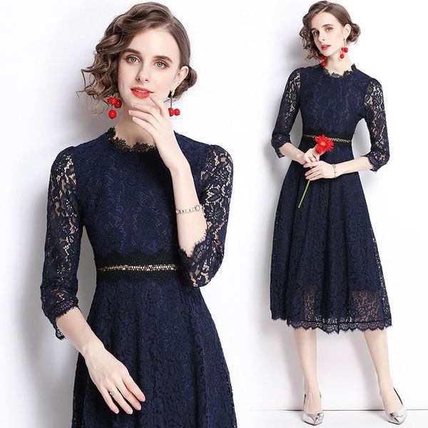 casual dresses elegant lace luxury prom gown classic long robes vestido de festa party dress, Black;gray
casual dresses elegant lace luxury prom gown classic long robes vestido de festa party dress, Black;gray