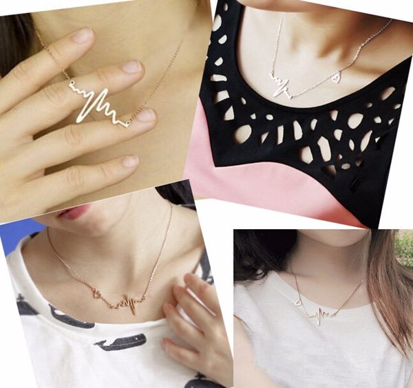 simple notes ecg heart frequency collarbone necklace heart feel pendants sweater necklace women wholesale, Silver
simple notes ecg heart frequency collarbone necklace heart feel pendants sweater necklace women wholesale, Silver